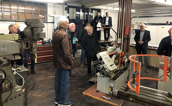 Alumni enjoy a tour of Newcastle University